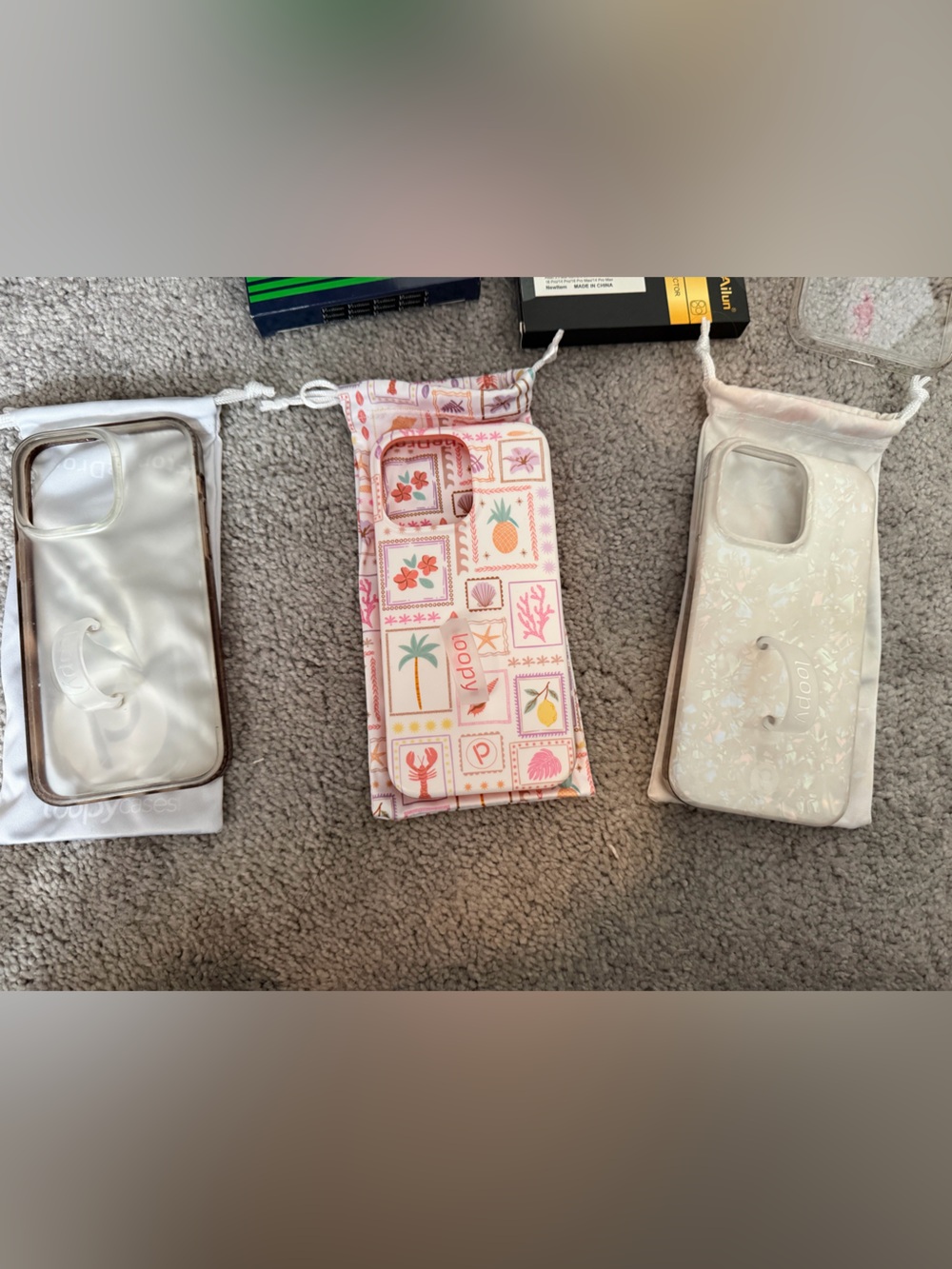 3 Loopy iPhone Cases - 14 Pro Max